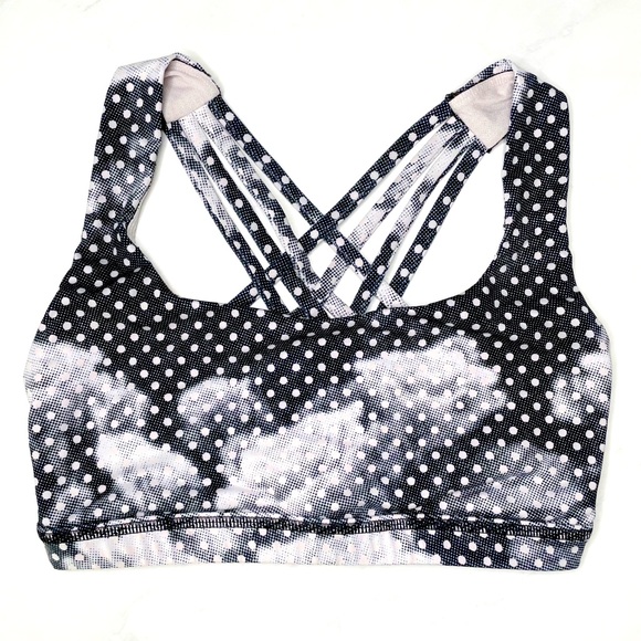 lululemon athletica Other - EUC Lululemon Polkadot cloud Sports Bra free to be